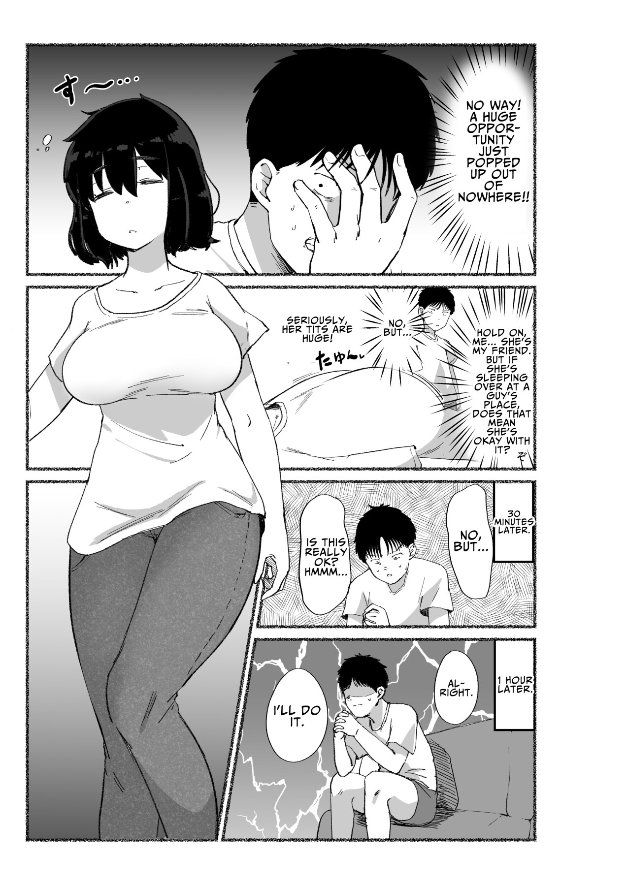 Hentai Manga Comic-I Tried Cumming Inside My Slovenly Female Friend-Read-7